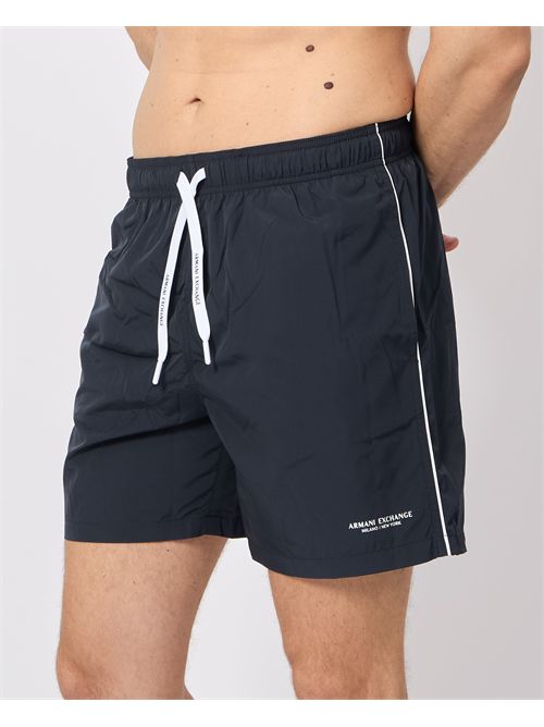 Boxer da mare Armani Exchange con logo ARMANI EXCHANGE | 953035-CC63000136